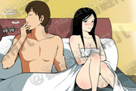 邪恶漫画：礼貌的男友 棒棒冰。