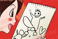 邪恶漫画：小屁孩的诡计。