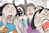 韩国漫画色系图片：输的开心