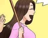 美女白百合gif动态图:冒险荡秋千