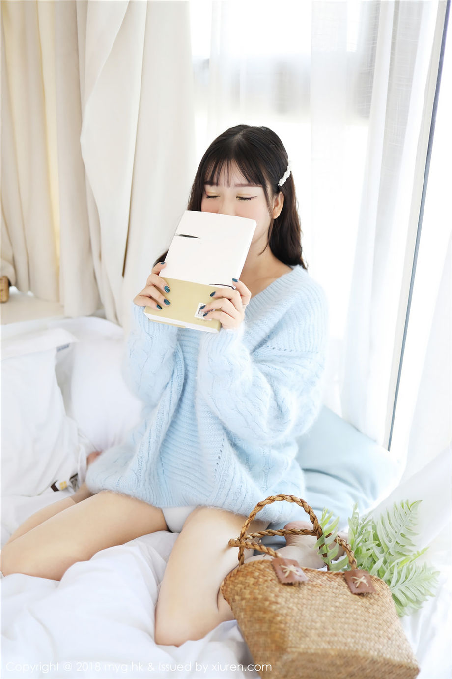 MyGirl美媛馆 清纯小美女小尤奈香艳丁字裤丰腴雪白美臀勾魂写真图片