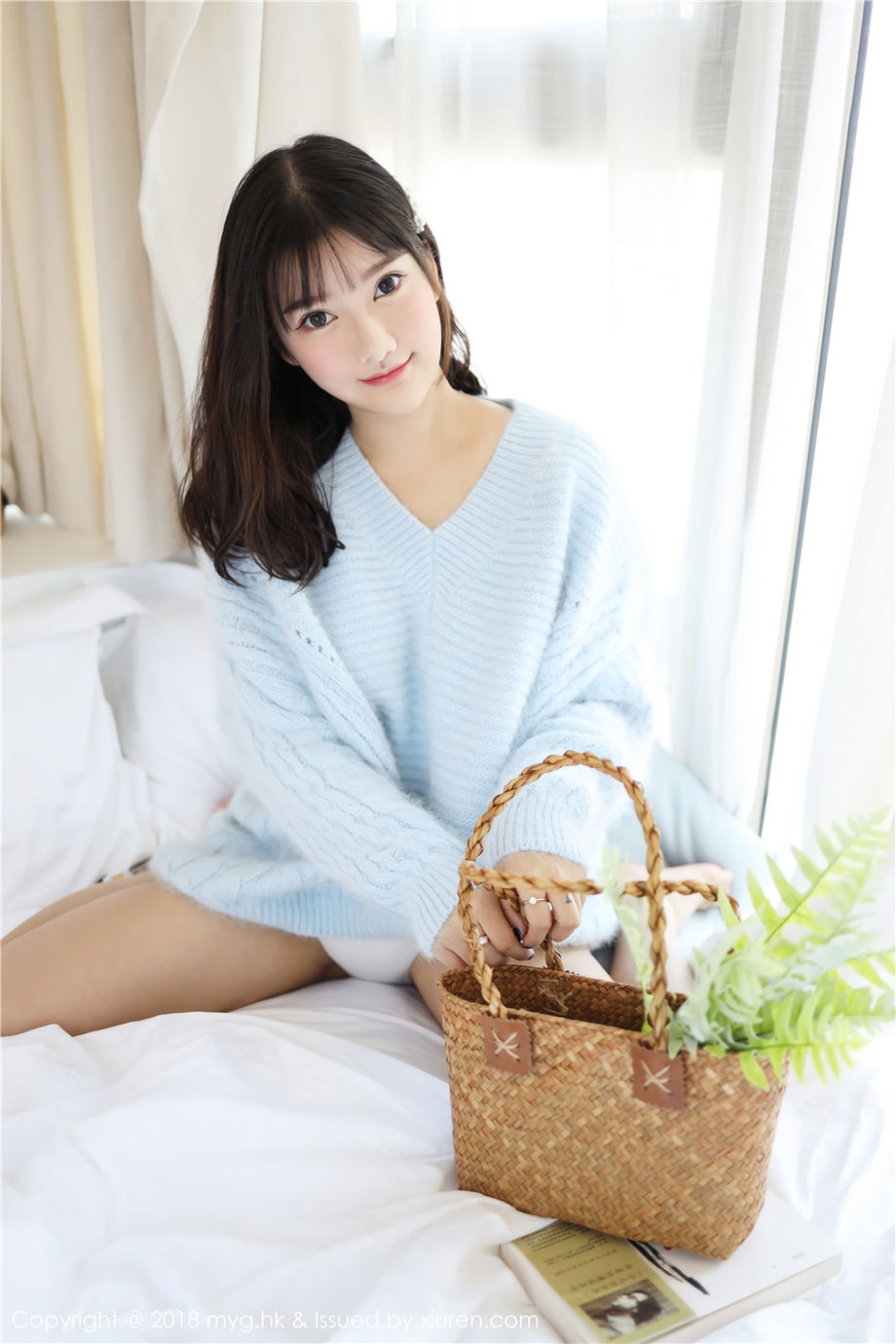MyGirl美媛馆 清纯小美女小尤奈香艳丁字裤丰腴雪白美臀勾魂写真图片