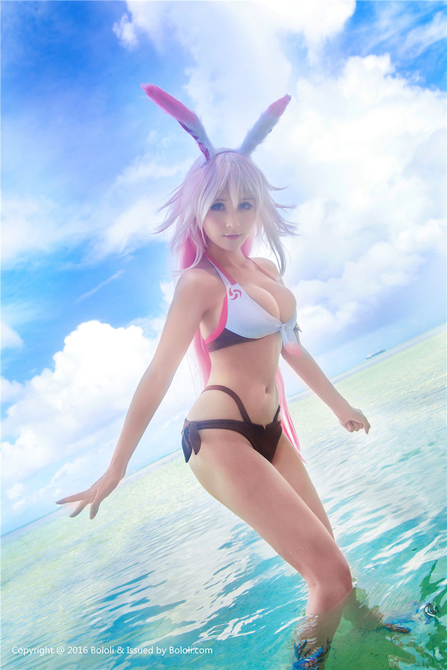 BoLoli波萝社 童颜巨乳美女夏美酱八重樱cosplay写真照片
