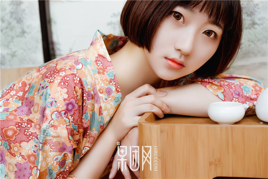 Girlt果团人像摄影写真 浴室美臀美女稻田千花性感湿身诱惑写真图片