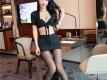 爆乳美女俞公主娇媚黑丝美腿嫩白翘臀勾魂写真图片