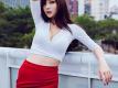 性感时尚美女王真真深沟美乳撩人写真图片