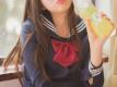 长发美女学生妹白丝长腿制服诱惑图片